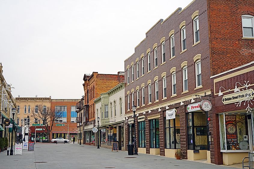 Downtown Somerville, New Jersey. 