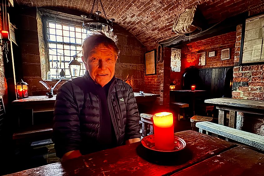 Richard Felix leads ghost tours in Derby. Image credit: Bryan Dearsley