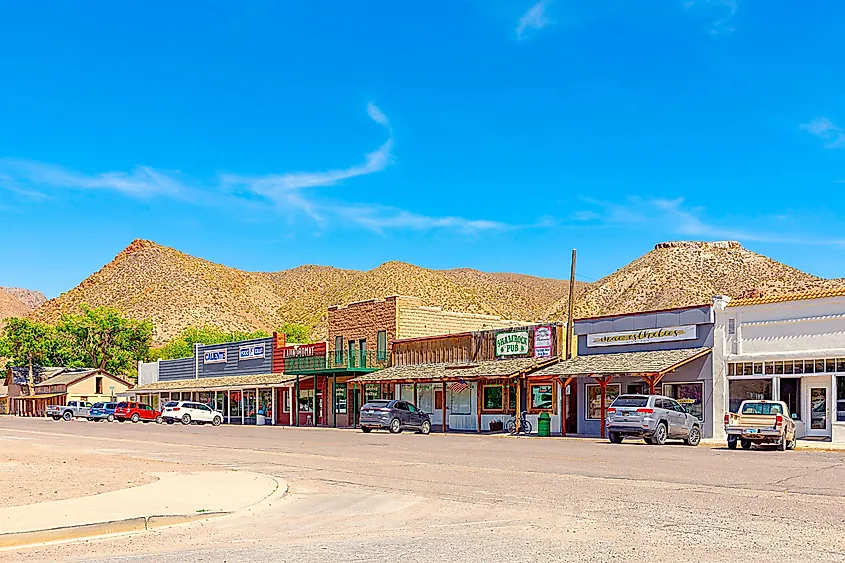 The town of Caliente, Nevada.