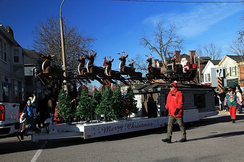 hristmas Parade in Niagara-on-the-lake, Canada.