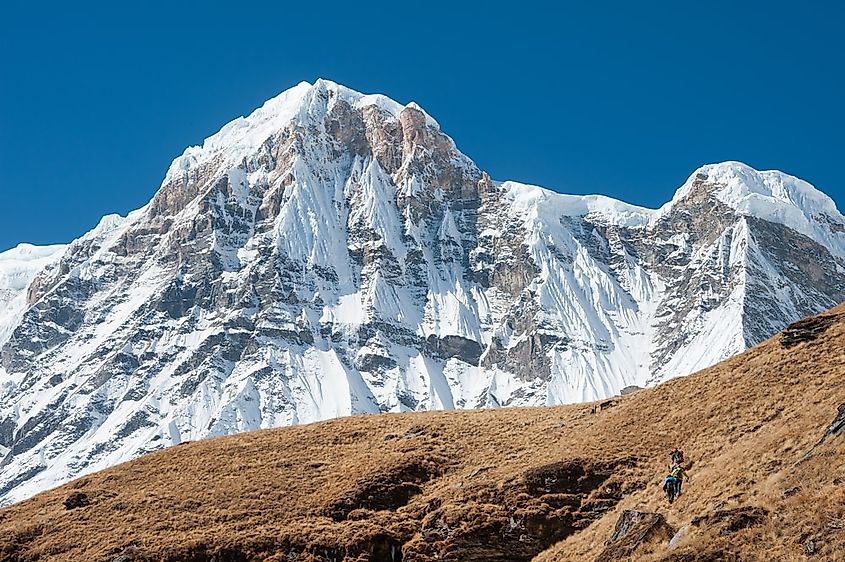Annapurna I in the Nepal Himalayas.