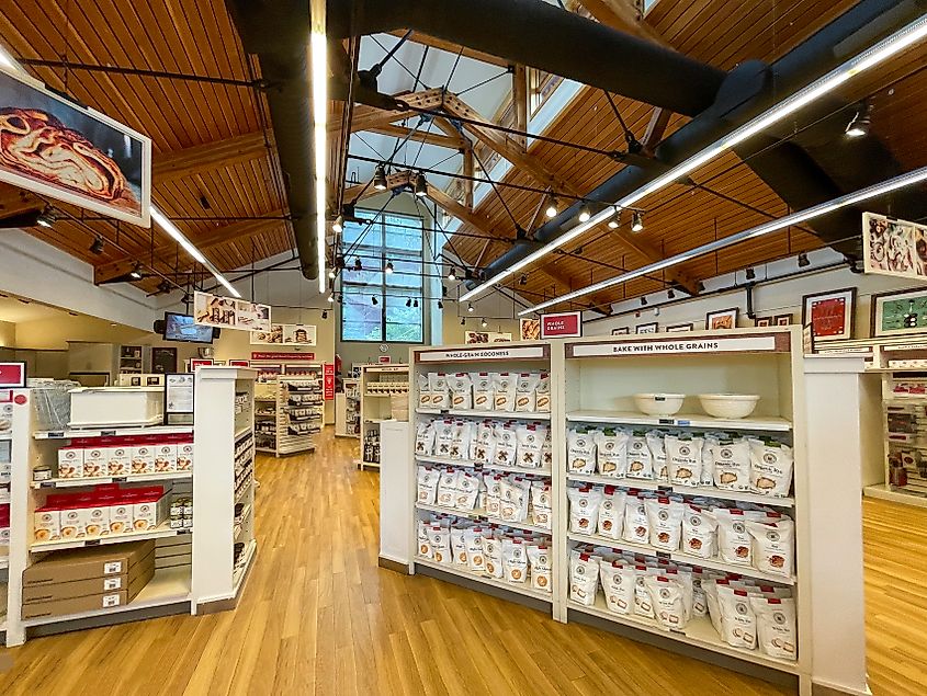 Inside the King Arthur Baking Company story in Norwich, Vermont.