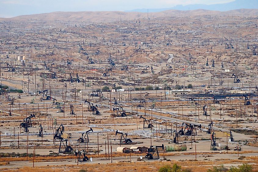 oilfield in Bakersfield, California