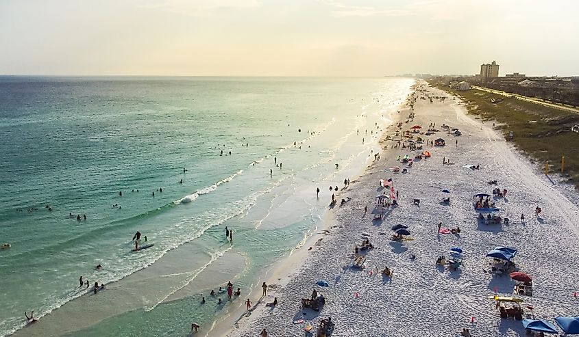 West of Miramar Beach in South Walton, Florida.