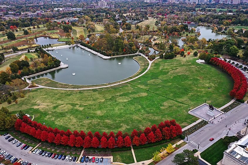 Forest Park aerial view