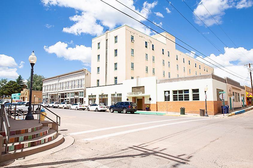 Historic downtown in Silver City, New Mexico.