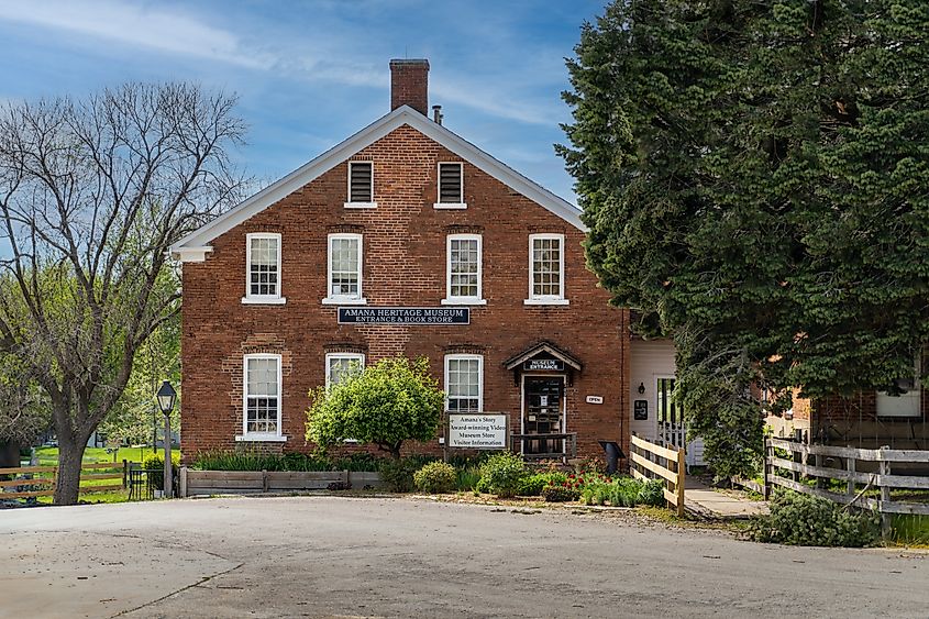 The Amana Heritage Museum in Amana, Iowa.