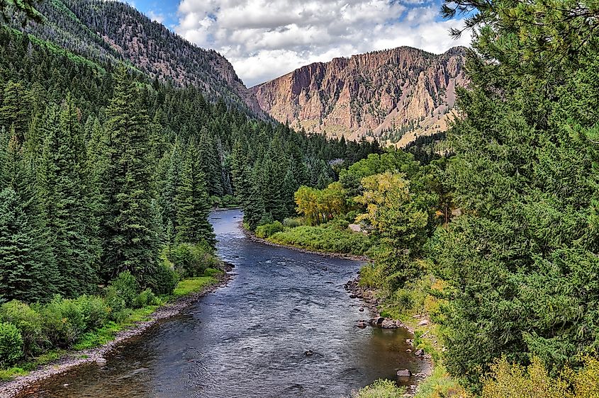 Rio Grande River, Hwy 149, Colorado.