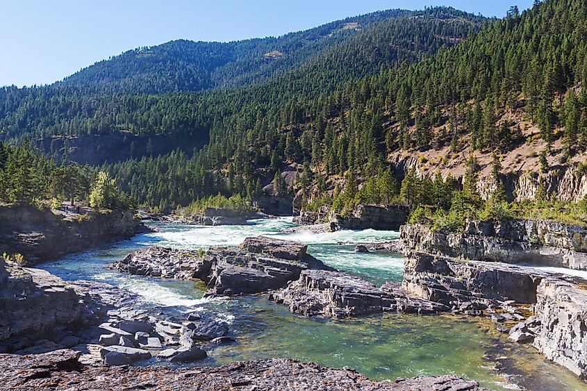 Kootenai Falls near Libby, Montana.