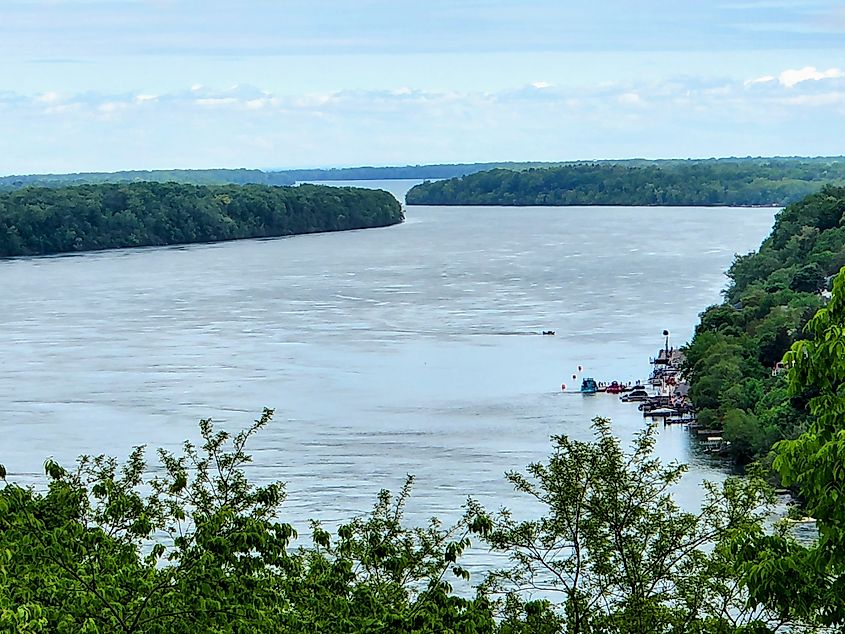 View of the Niagara River in Niagara-on-the-lake, Ontario