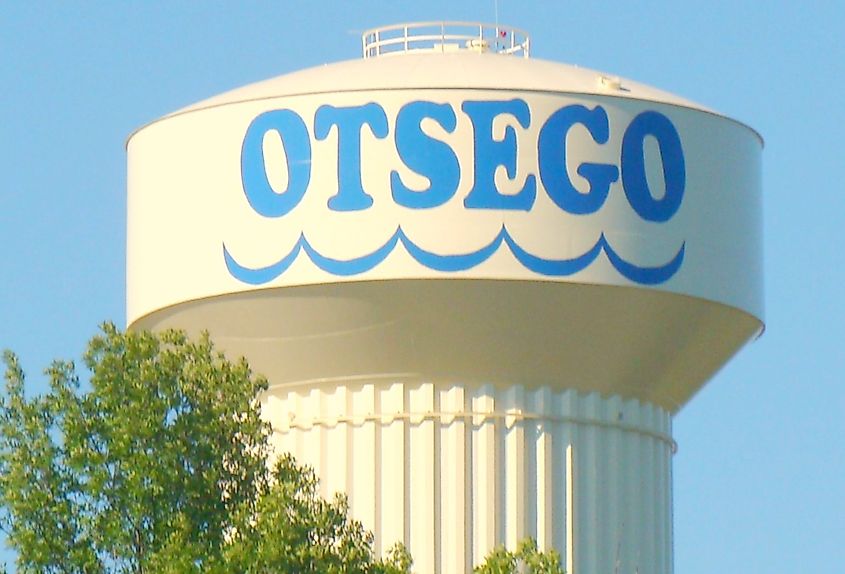 Water tower in Otsego, Minnesota