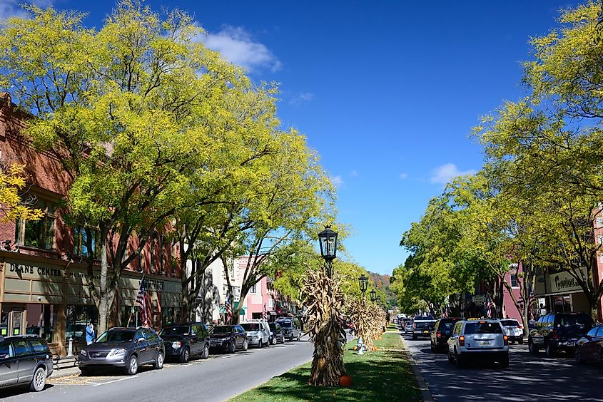 Main street in Wellsboro, Pennsylvania