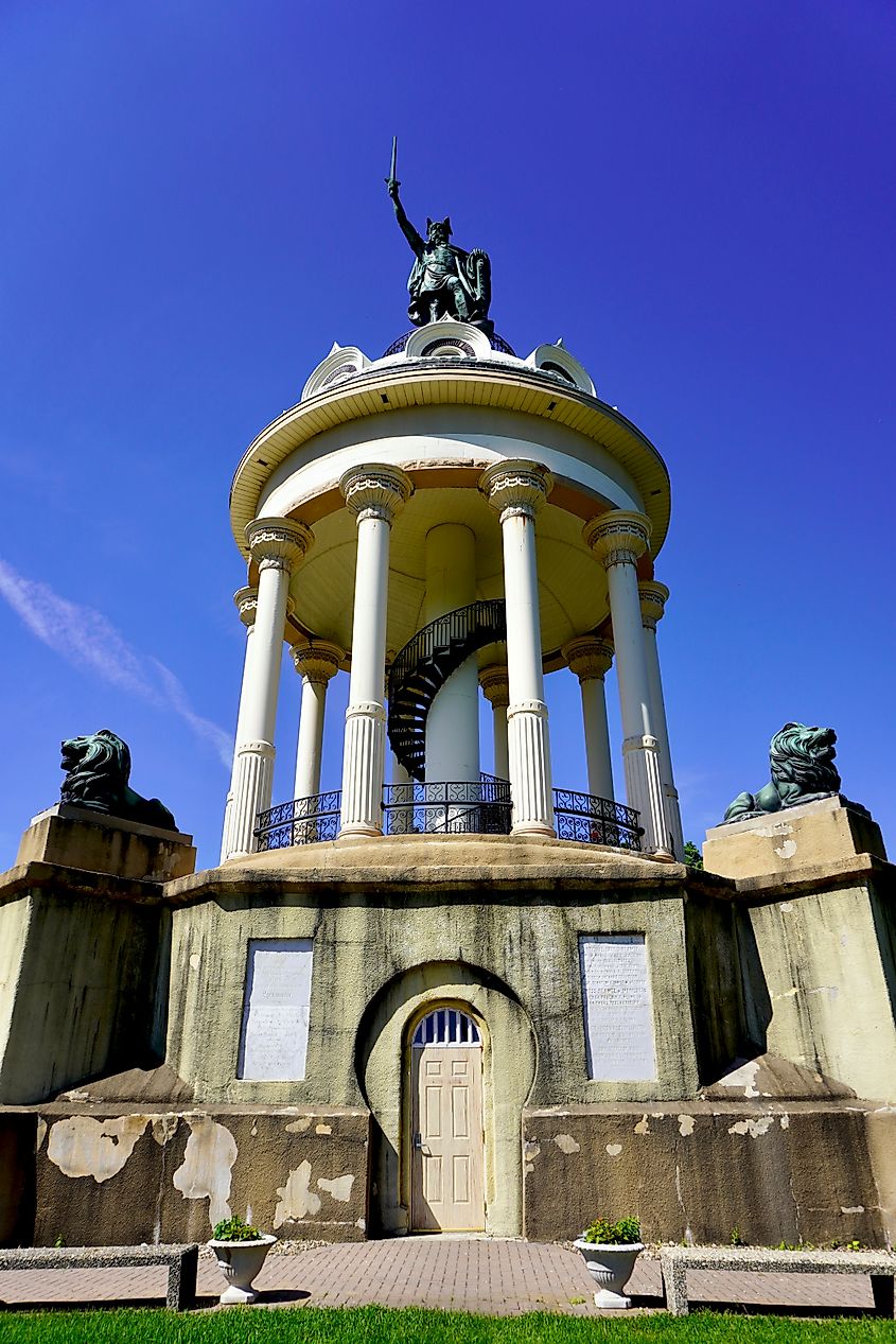 The Hermann Heights Monument is a statue erected in New Ulm, Minnesota. 