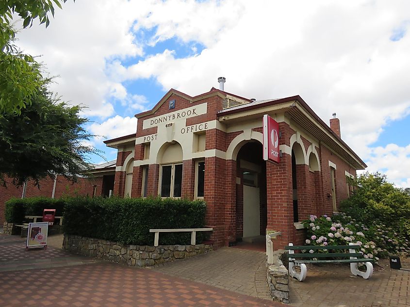 The state heritage-listed Donnybrook Post Office in Western Australia.