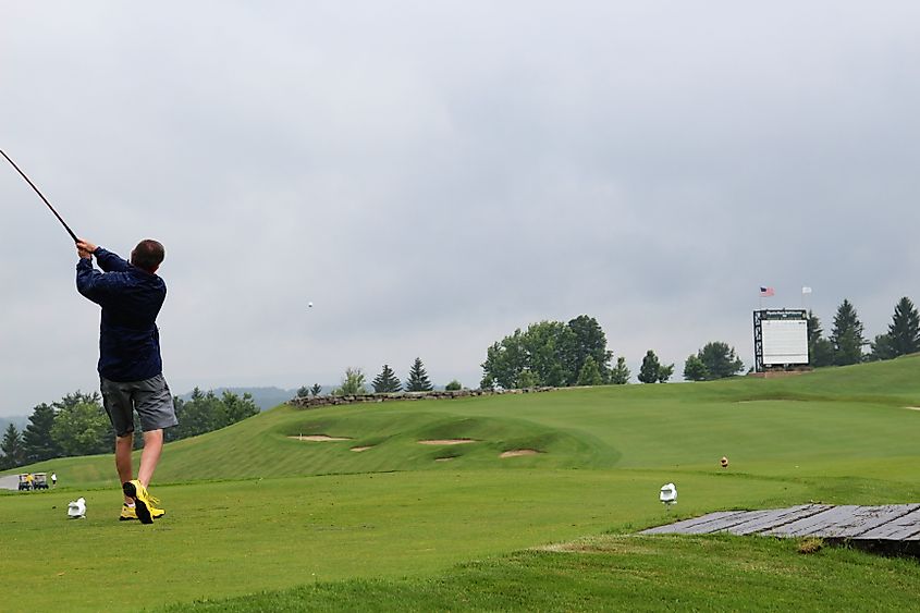 Mystic Rock golf course, Nemacolin Resort in Farmington, Pennsylvania.