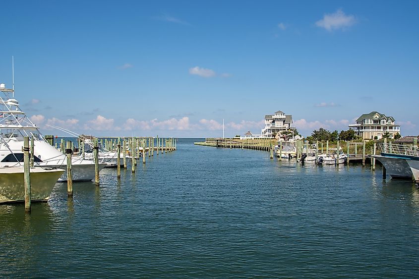 Hatteras Village in North Carolina, United States. Editorial credit: Tom Worsley / Shutterstock.com