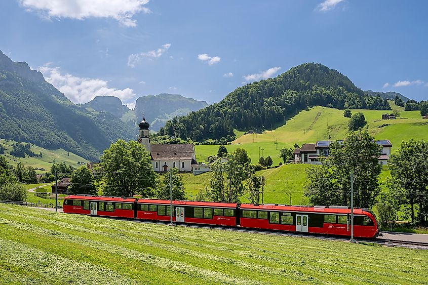 Appenzell, Canton of Appenzell Innerrhoden, Switzerland. 
