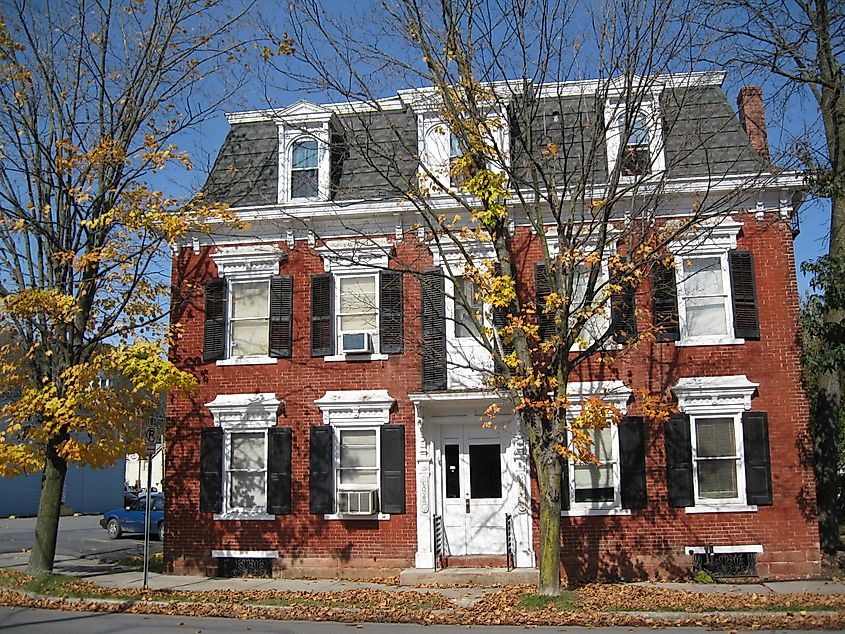 Beautiful brick building in Middleburg, Pennsylvania