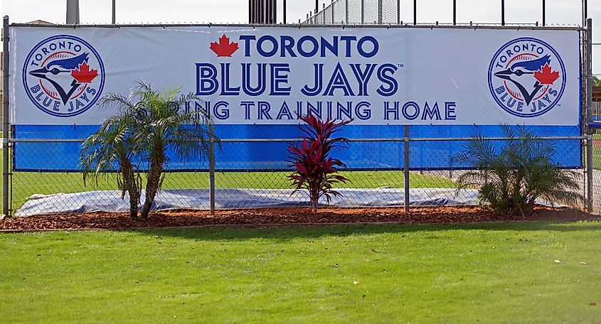 Toronto Blue jays Spring Training Facility in Dunedin, Florida