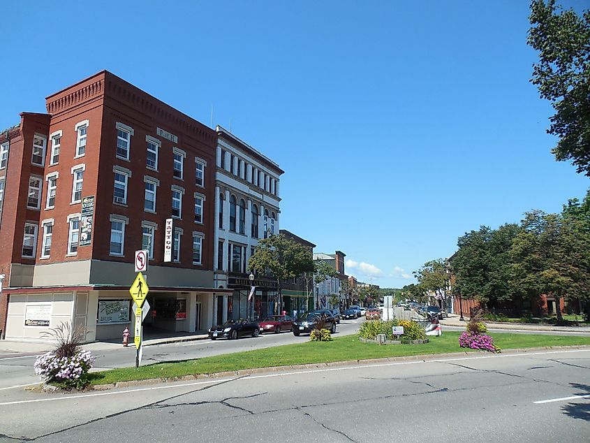 North Main Street in Rochester, New Hampshire.