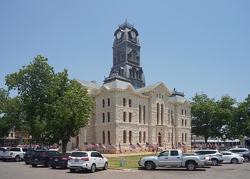 Hood County Courthouse in Granbury, Texas