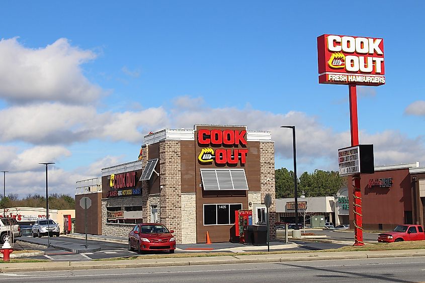 A hamburger joint in Cordele, Georgia.