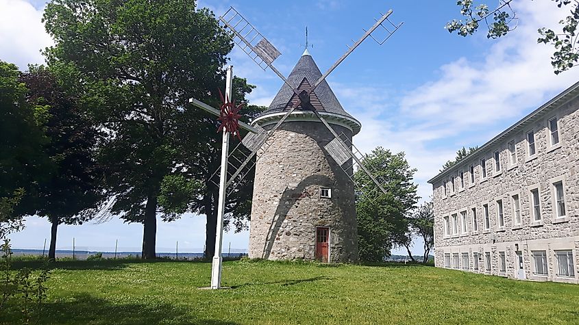 Pointe-Claire Windmill, Montreal, Quebec, Canada.
