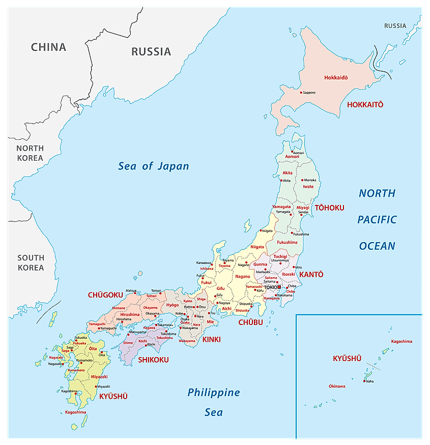 Japan Maps Facts World Atlas