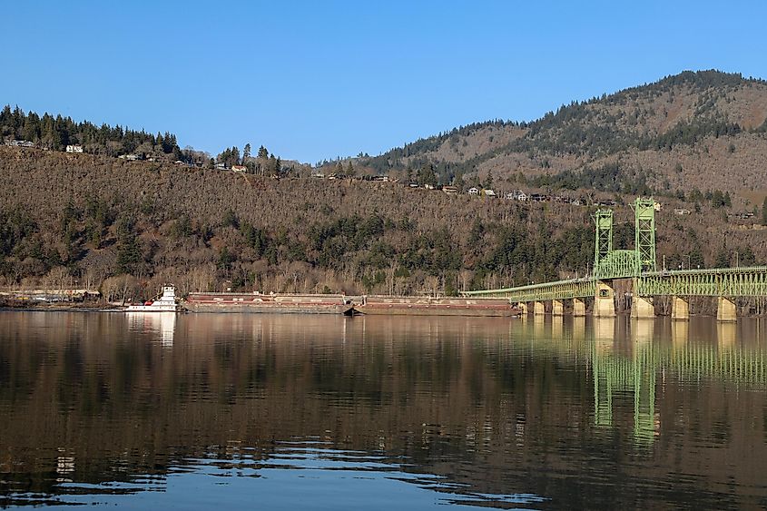 Hood River Bridge, Hood River, OR.