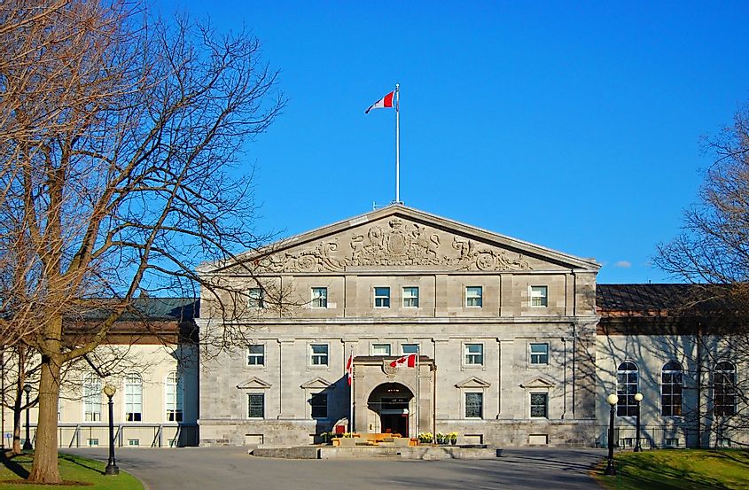 Rideau Hall in downtown Ottawa, Ontario, Canada