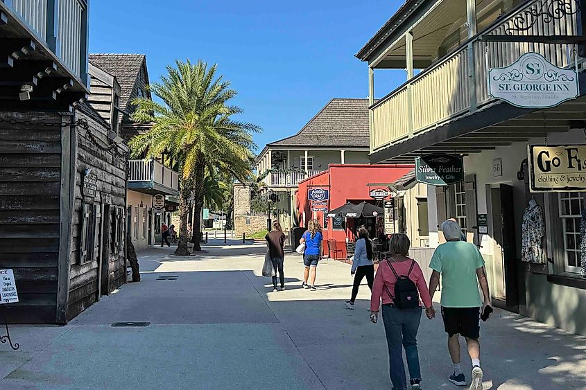 The Old City Gate and the start of St George Street Image Credit Bryan Dearsley