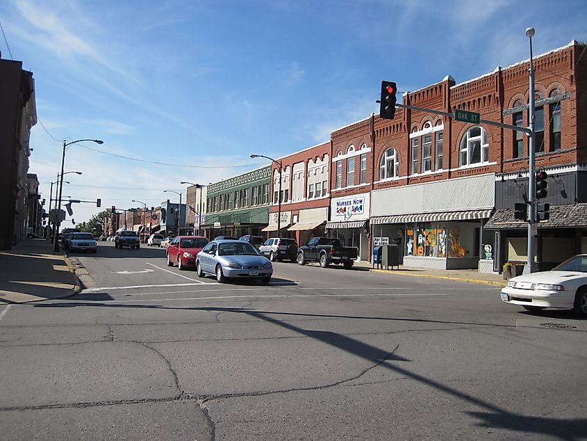 Downtown Iowa Falls, Iowa.