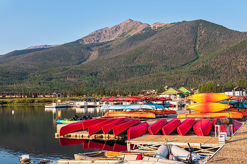 Marina in Frisco, Colorado.