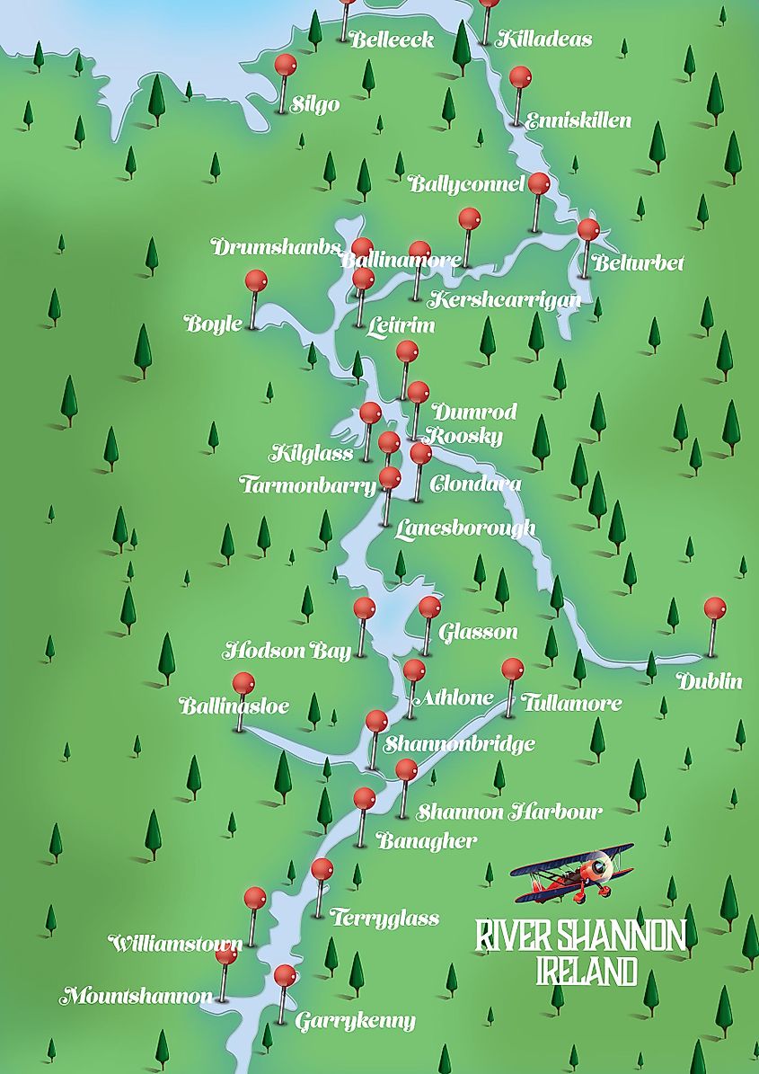 map of europe rivers and cities