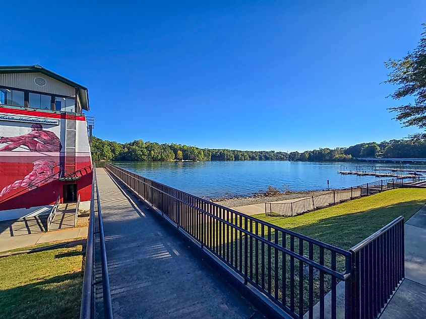 Lake Lanier in Gainesville, Georgia