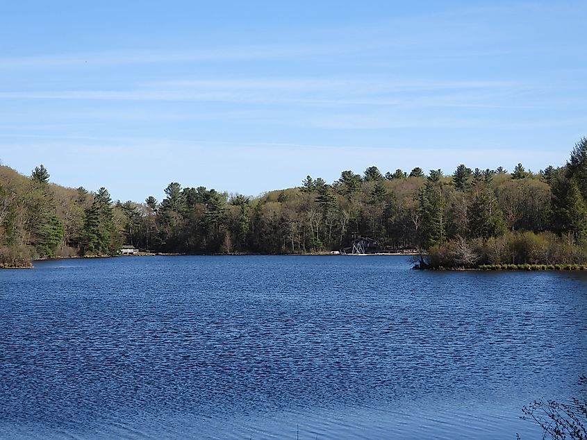 A beautiful lakeside in Colebrook, Connecticut