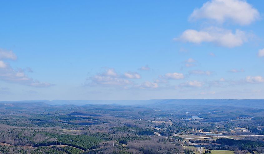 Fort Payne Alabama Aerial View