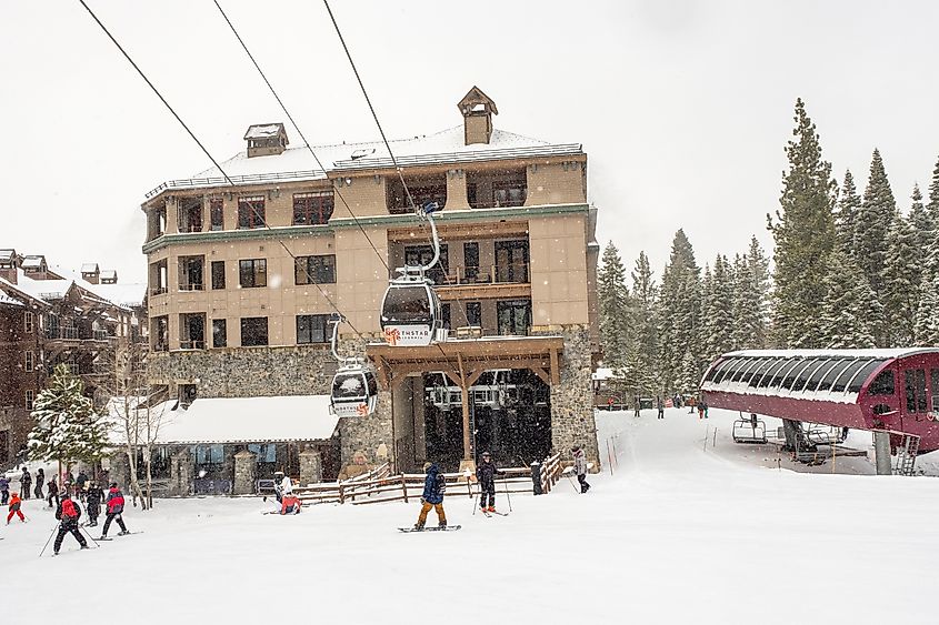 The Northstar Ski Resort in Truckee, California.