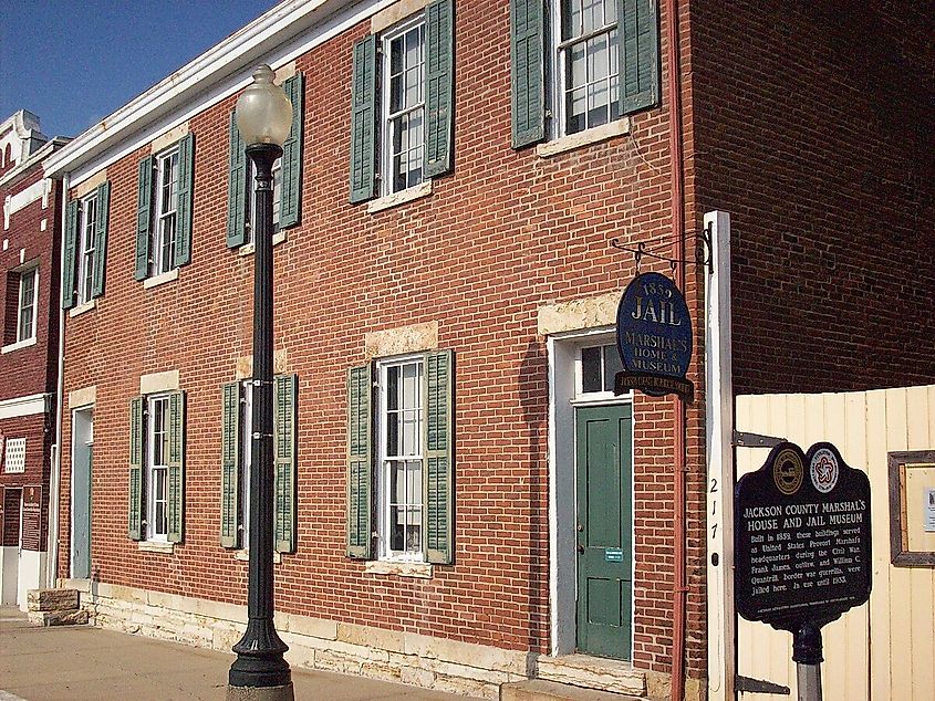 Photo of the 1859 Independence, Missouri Jail and Museum