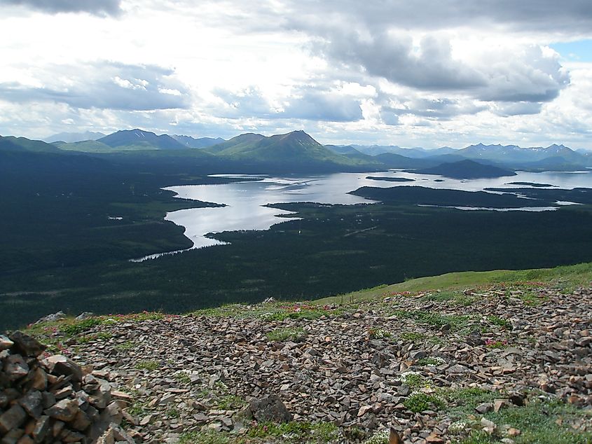 Aleknagik lake.