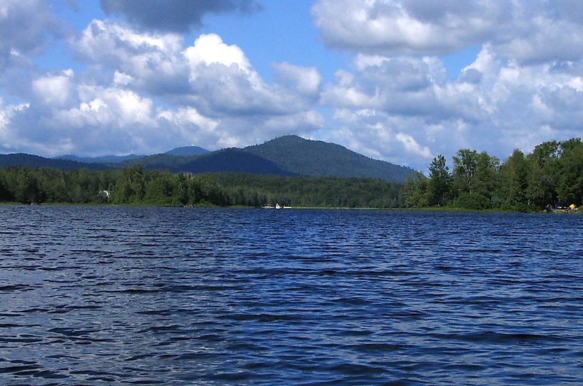 Lake Harris in Newcomb, New York. 