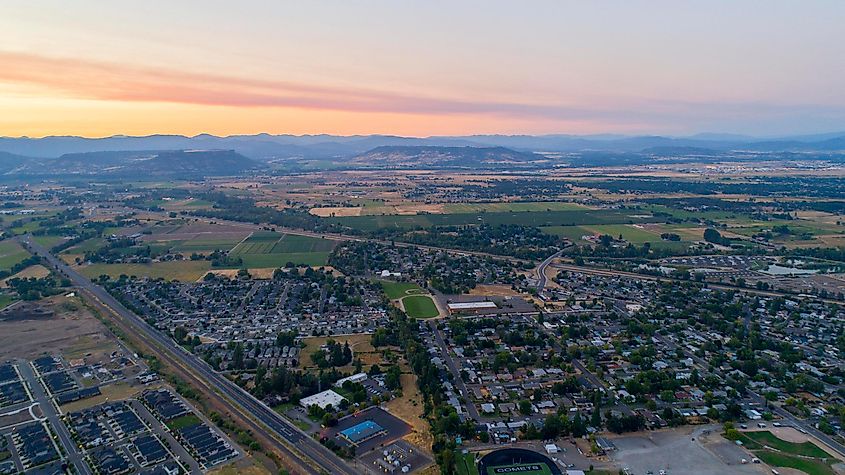Central Point, Oregon sunset