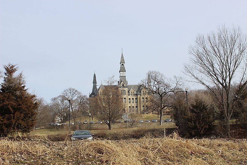 Mackay Hall of Park University in Parkville, Missouri