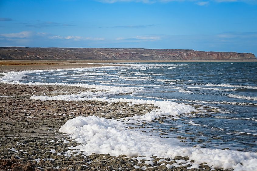 Fading Aral Sea and the Vanishing Sea Foam