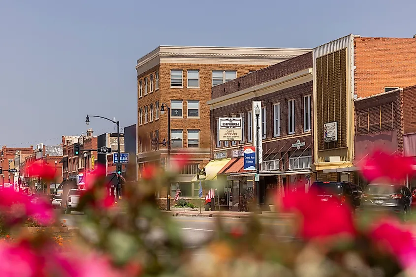 Downtown Ponca City, Oklahoma. Image credit Matt Gush via Shutterstock