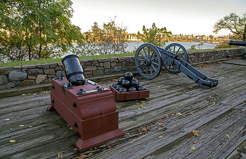 Fort Lee Historic Park in New Jersey.