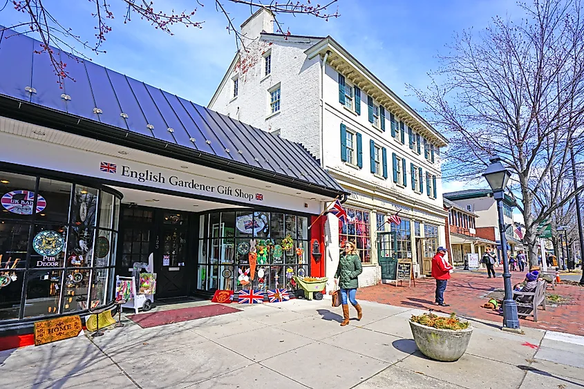 The historic town of Haddonfield, New Jersey.