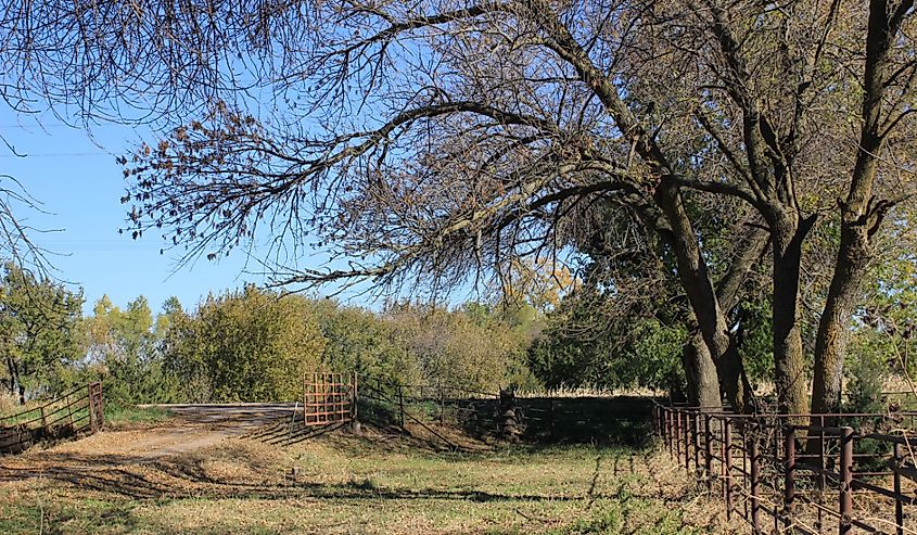 A beautiful farm captured in Fremont, Nebraska