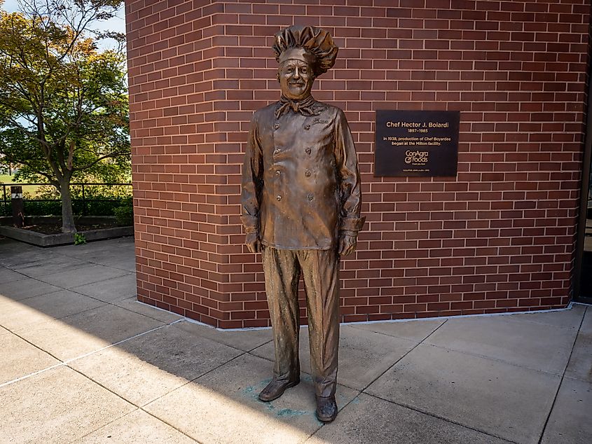 A statue in Milton, Pennsylvania.