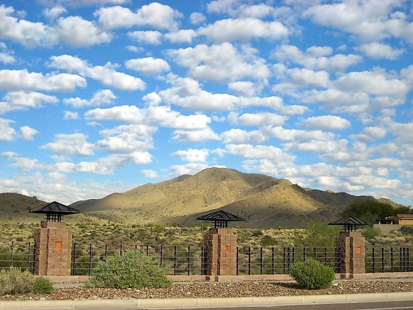 Daisy Mountain in Anthem, Arizona. 